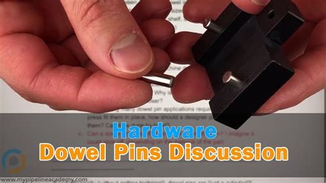 Mechanical Design Dowel Pins Discussion Youtube