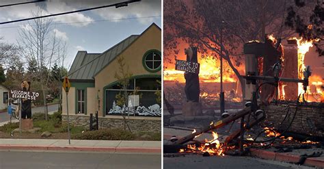 Camp Fire Before And After Images Show Blazes Wrath In Paradise Sfgate