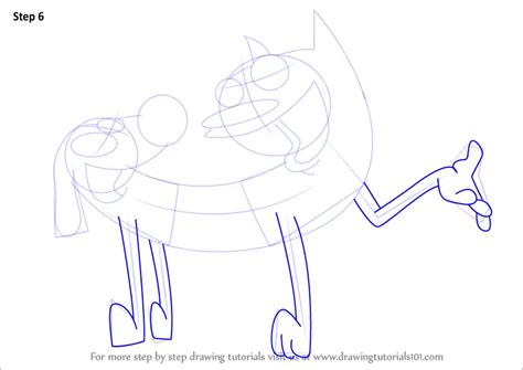 How To Draw Catdog Catdog Step By Step