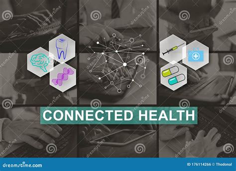 Concept Of Connected Health Stock Photo Image Of Internet Connected