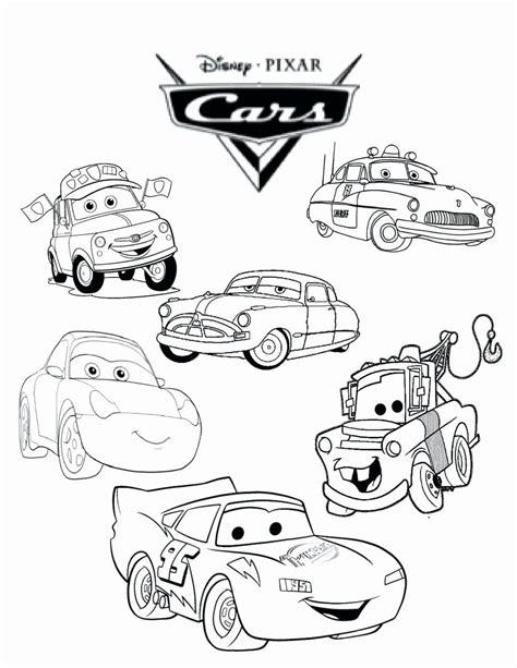 Disney Cars Coloring Pages Online At Coloring Page