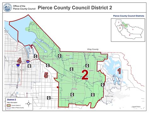 Council District Maps Pierce County Wa Official Website