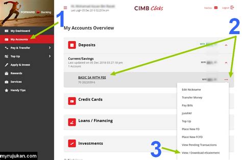 Response is to receive transaction status. Cara download CIMB bank statement online - MyRujukan