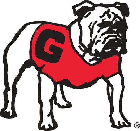 Uga 4 Standing Dog Decal Universities Forever