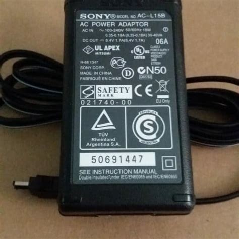 jual adaptor charger handycam sony original di lapak nurseha shop