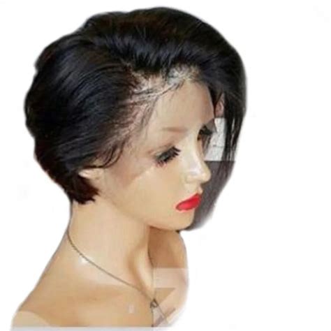 Sunnymay 13x4 Short Human Remy Hair Wig Lace Front Wigs Pre Plucked