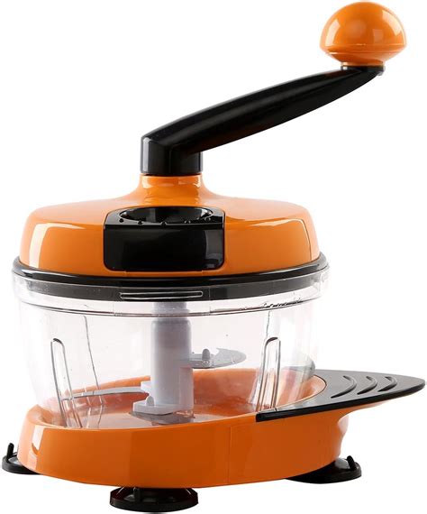 Migecon Manual Chopper Vegetable Hand Powered Crank Blender