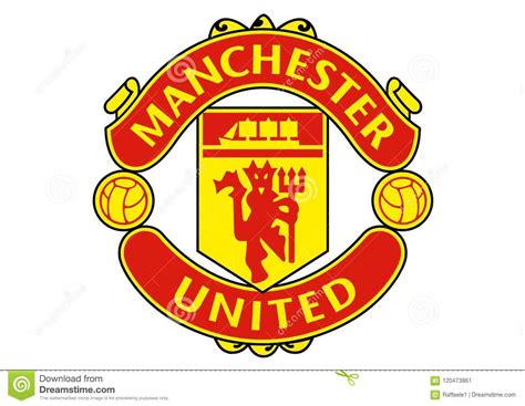 Manchester united espera ter pogba e cavani contra o milan. Logo di Manchester United fotografia editoriale ...