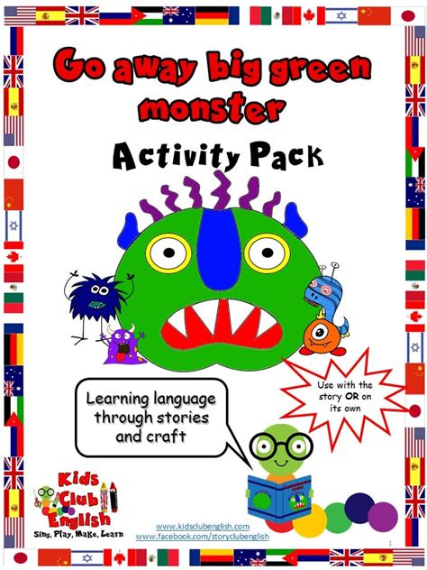 Going green is something everyone should do to help protect the environment. Go Away Big Green Monster - Activity Pack - Kids Club English