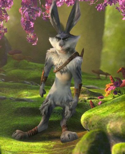 An Animated Rabbit Standing In The Middle Of A Field