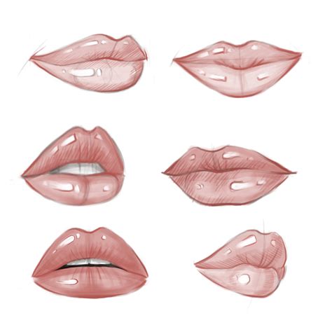 How To Draw Female Lips