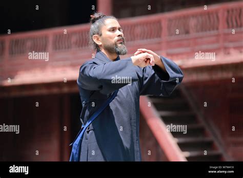 41 Year Old Mexican Man Mario Practises Tai Chi On The Wudang Mountains
