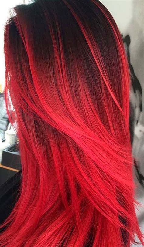 Volcanic Red Hair To Get In Halloween Hair Dye Tips Red Hair Color Dyed Red Hair