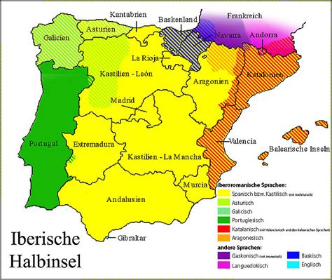 Spanish Language And Dialects Indo European Languages Map