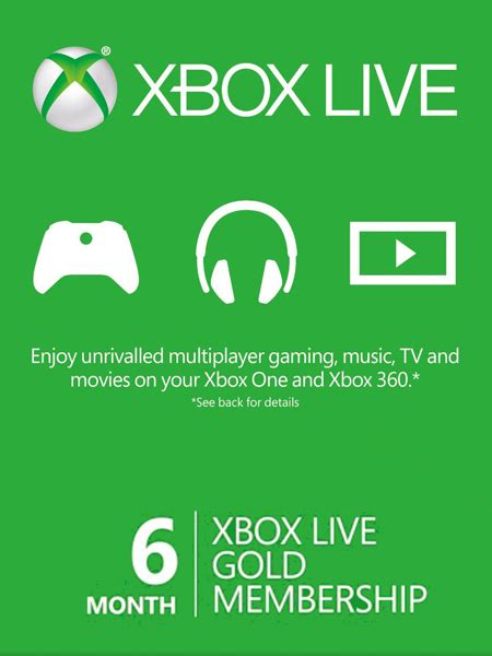 Play with friends on the most advanced multiplayer network, get free games, and receive exclusive discounts. Microsoft XBox Live Gold Membership Card 6 Month - Skroutz.gr