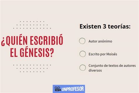 Quién Escribió El GÉnesis De La Biblia ¡¡resumen Corto