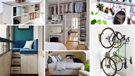 12 Smart Ideas To Maximize Small Apartment Space Youtube