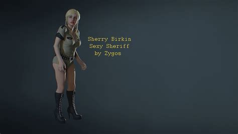 Resident Evil Remake Sherry Birkin Pink Sexy Sheriff Outfit YouTube
