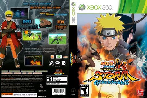 Naruto Shippuden Ultimate Ninja Storm Generations Xbox 360 Ultra Capas