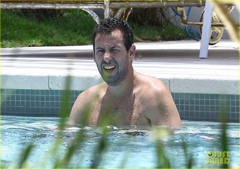 Adam Sandler Goes Shirtless For Miami Trip With Wife Jackie Photo