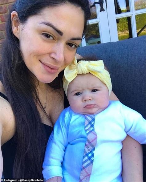 Casey Batchelor Sports A Bare Faced Glow As She Shares An Adorable