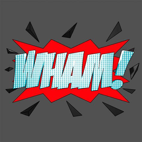 Wham 3d Comic Graphic On Behance