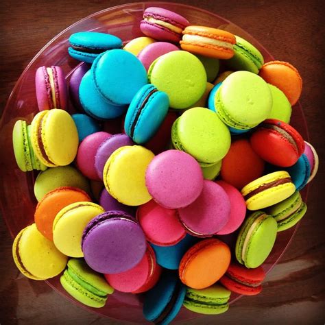 Colorful Macarons Recetas De Tartas Y Pasteles Macarrones Franceses