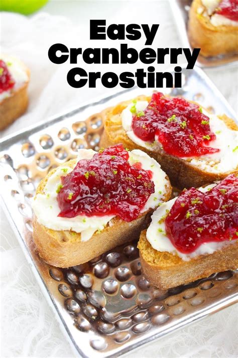 Cranberry Crostini Appetizer Ideas For The Home Recipe Cranberry