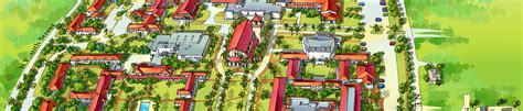 Barry University Campus Map Illustration By Rabinky Art Llc