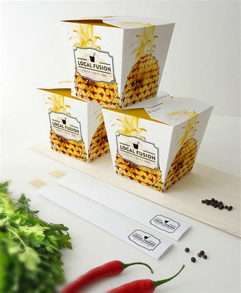 food box branding mockup  behance
