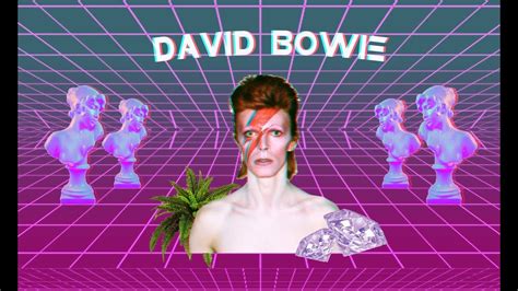 🌌vaporwave🌌 David Bowie Vaporwave And Glitch Art With Photoshop Youtube