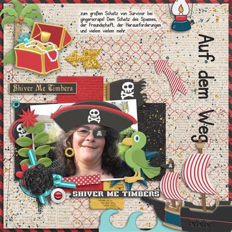 On The Way Scrapbook Layout Challenges