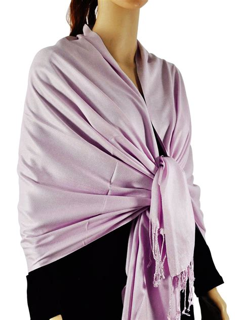 Large Solid Color Pashmina Shawl Wrap Scarf 78 X 28