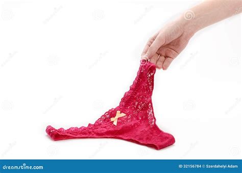 Woman Pulling Her Panties Stock Images Image 32156784