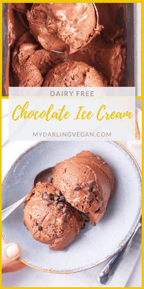 Creamy Vegan Chocolate Ice Cream My Darling Vegan