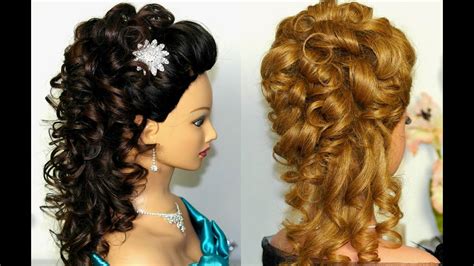 Bridal Prom Hairstyle For Long Hair Curly Hairstyle