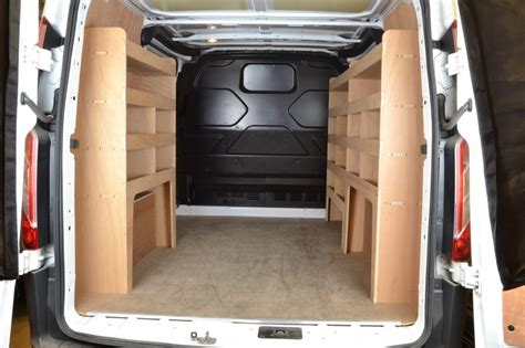 Ford Transit Custom 2013 To 2023 Plywood Full Van Racking Shelving