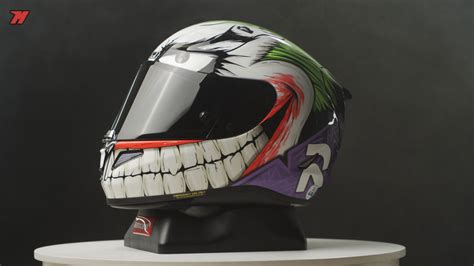 The Jokers Motorcycle Helmet Is The Coolest Thing Youve Ever Seen