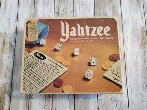 Vintage 1978 Yahtzee Game Complete With All Pieces Vintage Etsy In