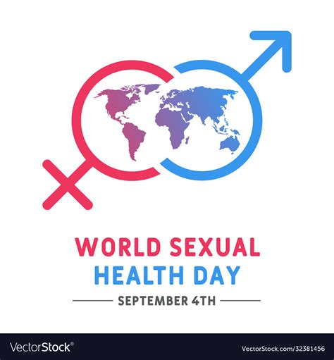 World Sexual Health Day Concept 2 Royalty Free Vector Image