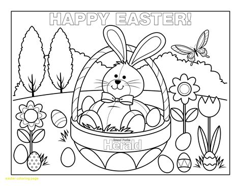 Easter Themed Coloring Pages At Getdrawings Free Download