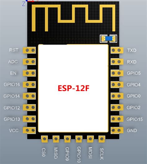Esp 12f Wifi Module Esp8266 4mb Electrodragon