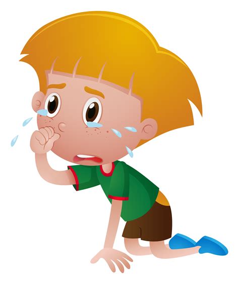 Kid Crying Clip Art