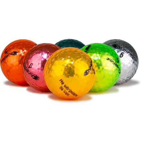Chromax Metallic Mixed Color M5 Golf Balls 6 Pack