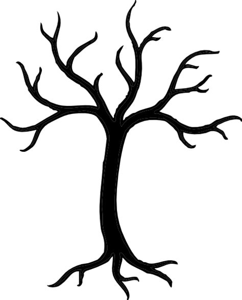 For boys and girls, kids and adults, teenagers and toddlers, preschoolers and older kids at school. Black Tree Clip Art at Clker.com - vector clip art online ...