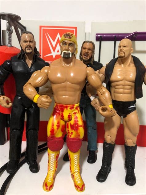 Wwe Hall Of Famers The Undertaker Triple H Stone Cold Hulk Hogan