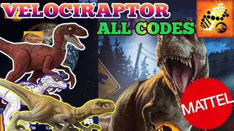 Jurassic World Dominion Facts App Scan Codes All Velociraptor Panthera Legacy Raptor