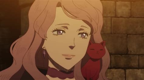 Black Clover Vanessa Thread Of Fate Cat Her New Spell Girl With Pink Hair Black Clover