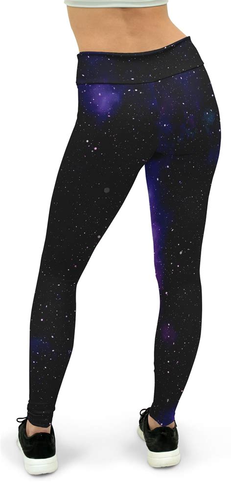 Purple Galaxy Yoga Pants