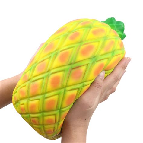 10 6inches jumbo squishy pineapple 27cm fruit slow rising toy t collection sale